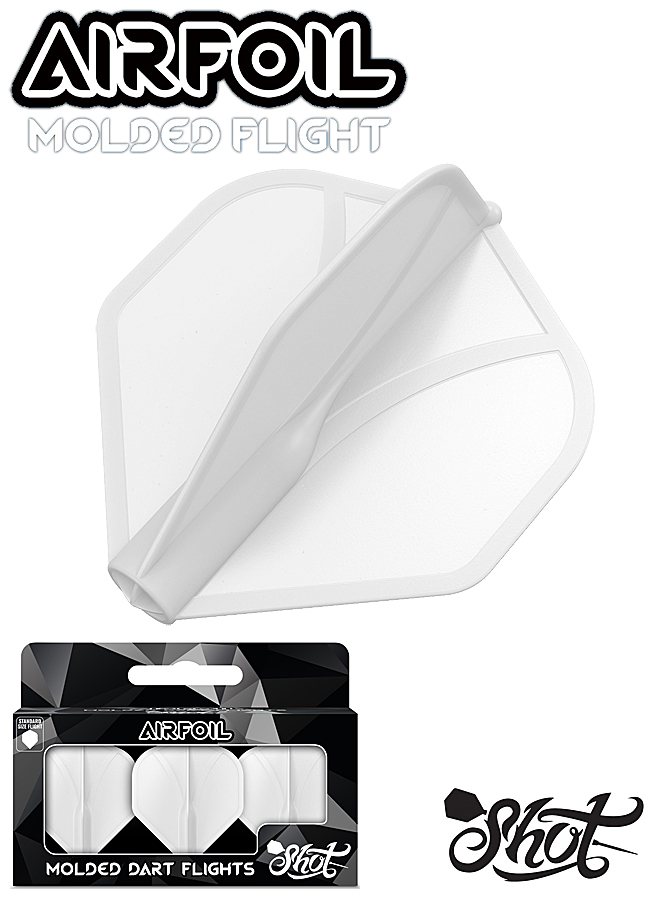 SHOT Airfoil Molded Flights No2 Clear