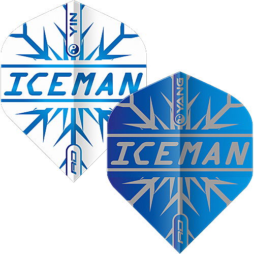 RD Gerwyn Price Blue & White Yin Yang Flights