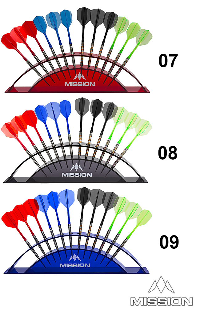 MISSION Station 12 Darts Acrylic Display