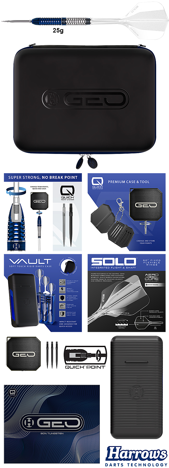 RÜCKLÄUFER: HARROWS Geo Parallel QUICK Point 25g