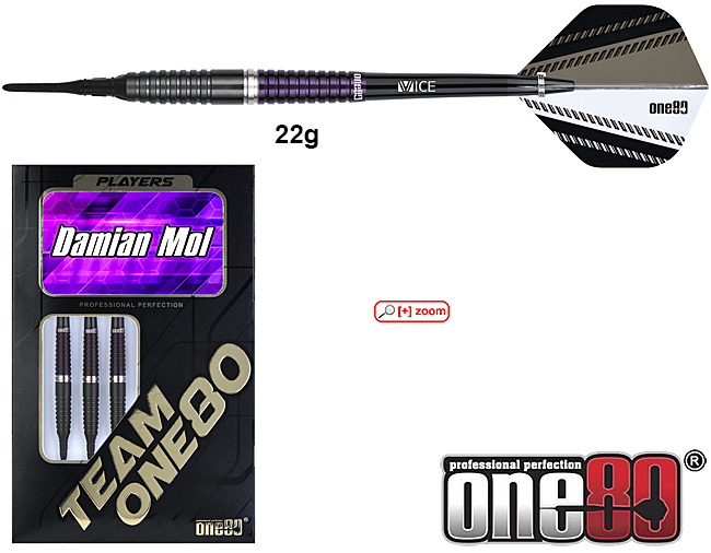 ONE80 Damian Mol 90% Soft 22g