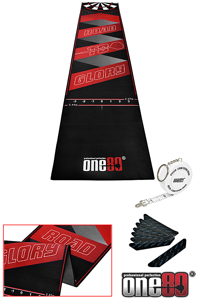 ONE80 Poly Dart Mat Glory 70 x 310cm