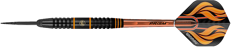 WINMAU Scott Waites Black Brass STEEL/SOFT