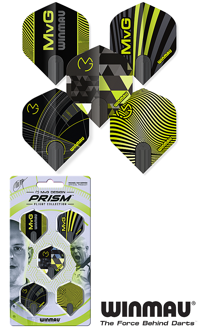 WINMAU Michael van Gerwen MvG Prism Flight Collection