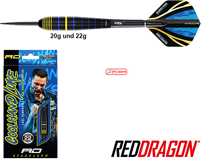 RED DRAGON Luke Humphries World Champion Brass