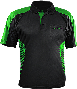 HARROWS Vivid Shrit black/green