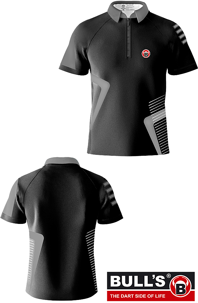 BULLS Team Dartshirt Grey