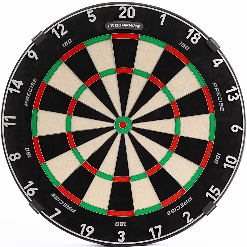 PRECISE 180 Endorphine Dartboard Classic White
