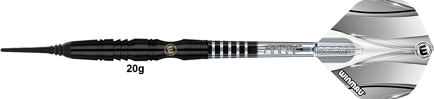WINMAU Sniper Black 90% Soft 20g