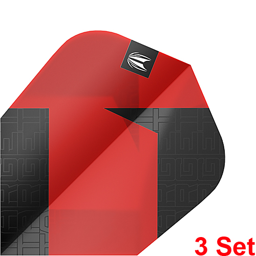 TARGET Tag Black/Red 3 Set TEN-X Flights