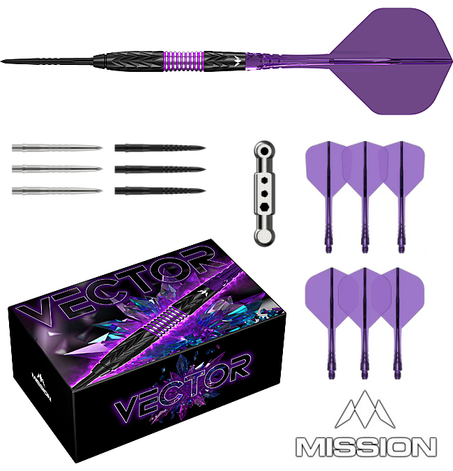 MISSION Vector Black/Purple Electro PVD 95%