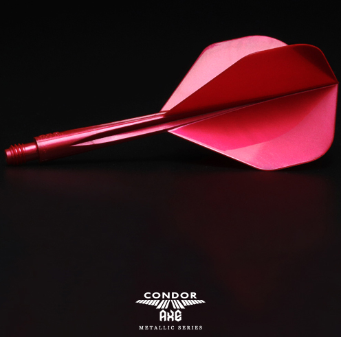 CONDOR AXE Flights Metallic Red Standard
