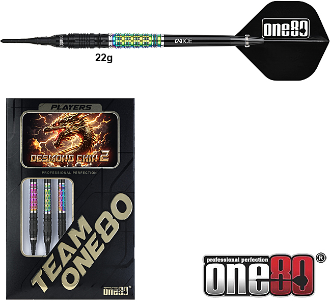 One80 Desmond Chin Sign. V2 Rainbow 90% Soft 22g