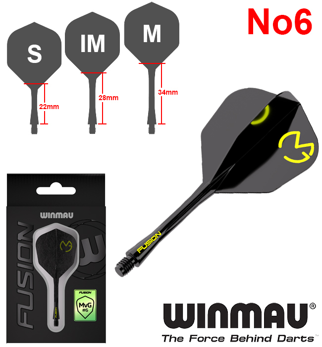 WINMAU Fusion MvG Pac Man B&G No6