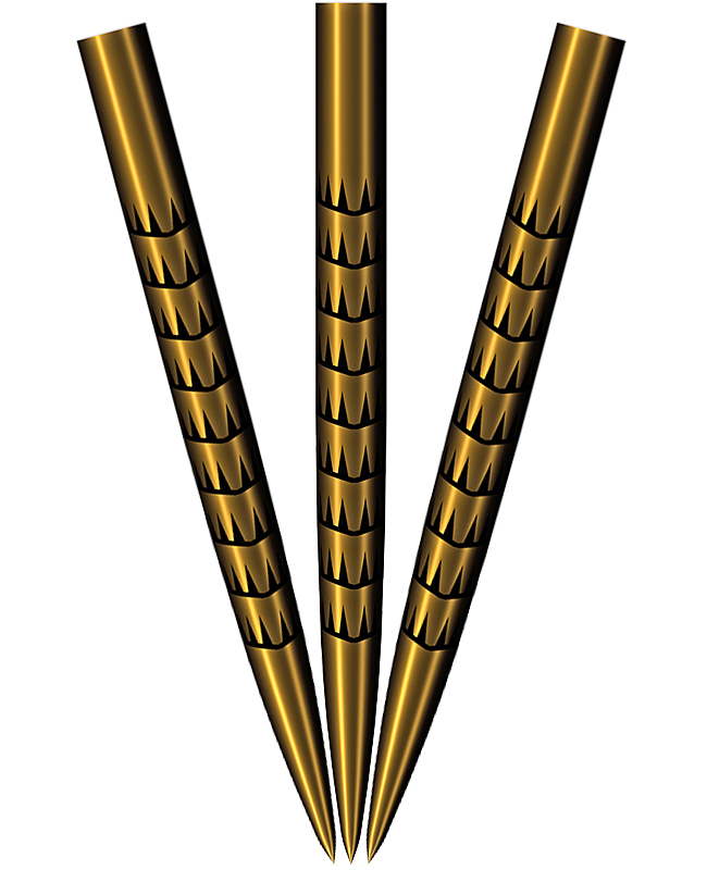 SHOT Badlands Tracks Steel Points Gold