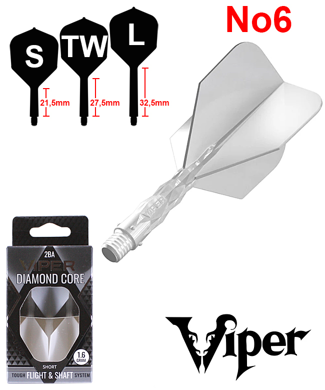 VIPER Diamond Core Flights White