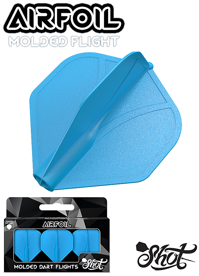 SHOT Airfoil Molded Flights No2 Blue