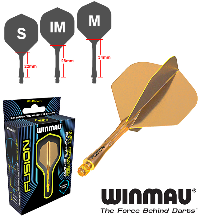 WINMAU Fusion F/S Fluoro Orange No2