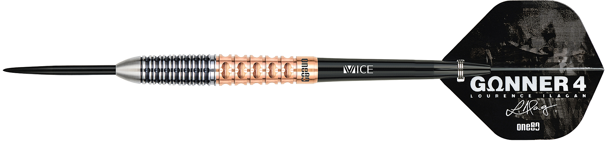 ONE80 Gunner 4 Black/Rosegold 90%