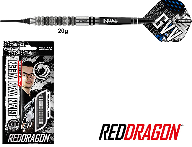 RED DRAGON Gian Van Veen Tour Edition 90% Soft 20g