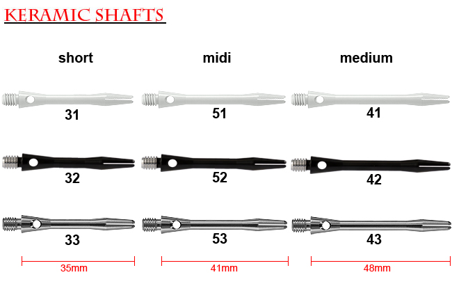 HARROWS Keramic Shafts