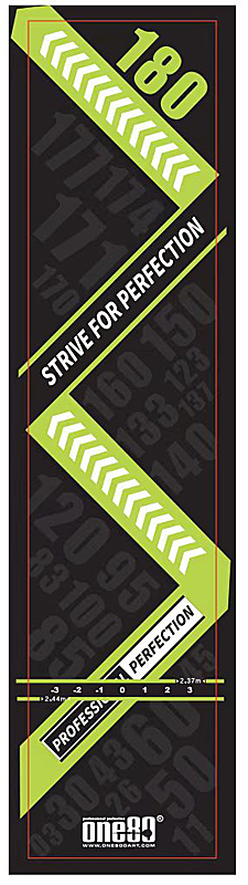 ONE80 Poly Dart Mat Perfection 70 x 310cm