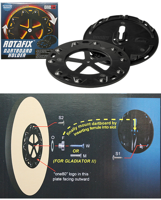 ONE80 Rotafix Dartboard Holder