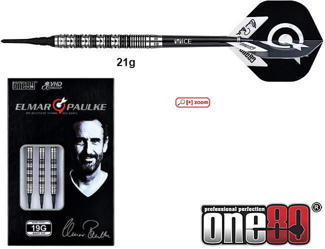 ONE80 Elmar Paulke Dart V2 90% Soft 21g
