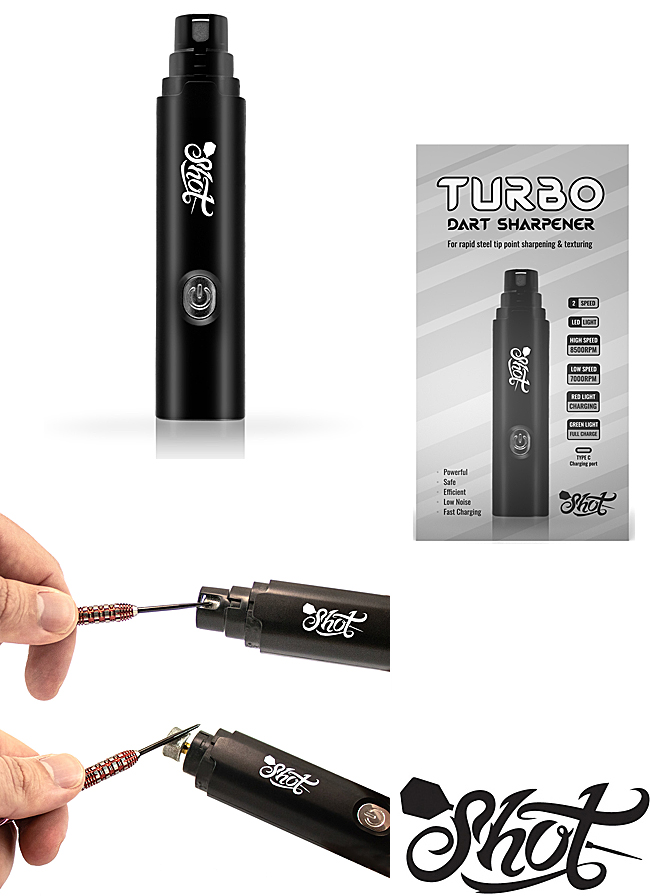 SHOT Turbo Dart Sharpener