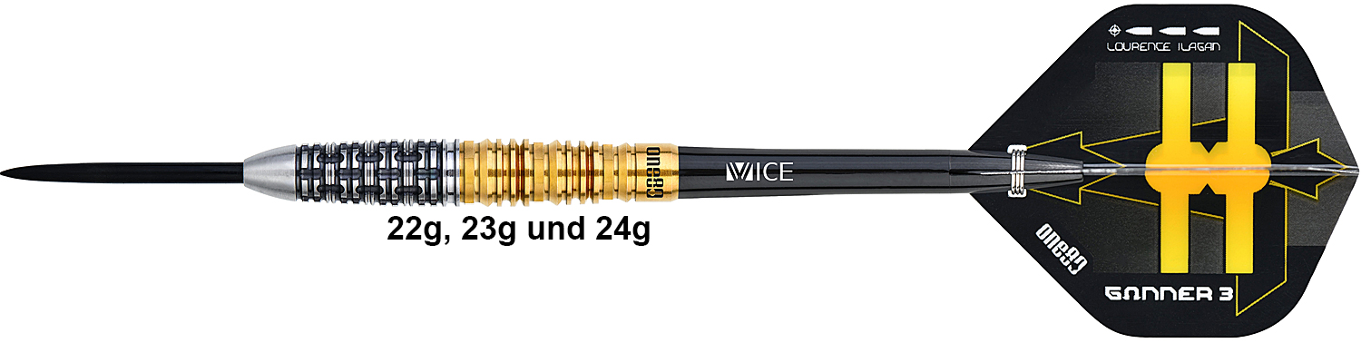 ONE80 Gunner III Ilagan Black/Gold