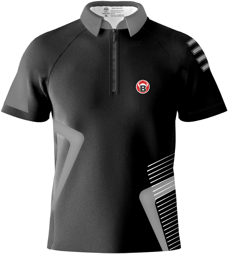 BULLS Team Dartshirt Grey