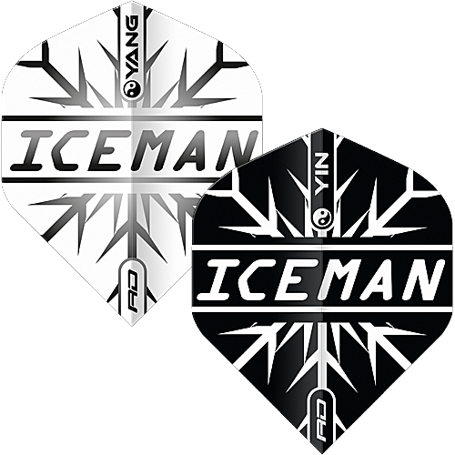 RD Gerwyn Price Black & White Yin Yang Flights