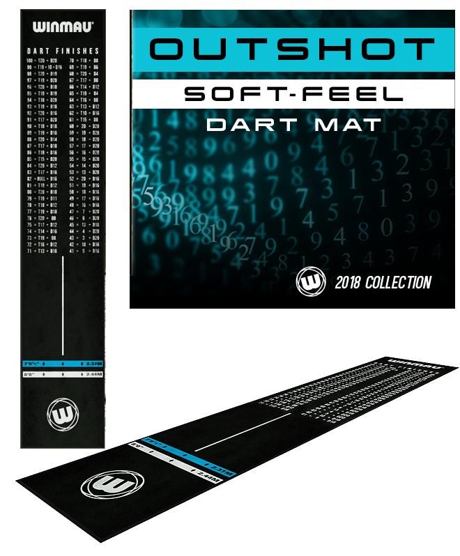 RÜCKLÄUFER: WINMAU Dartteppich Outshot