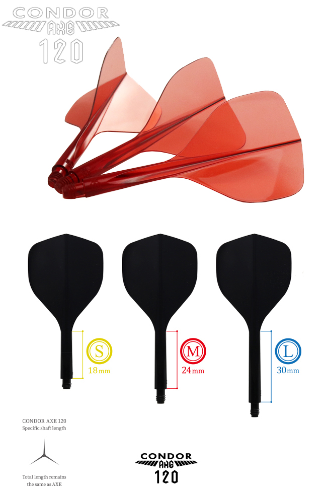 CONDOR AXE 120 Small Clear Red