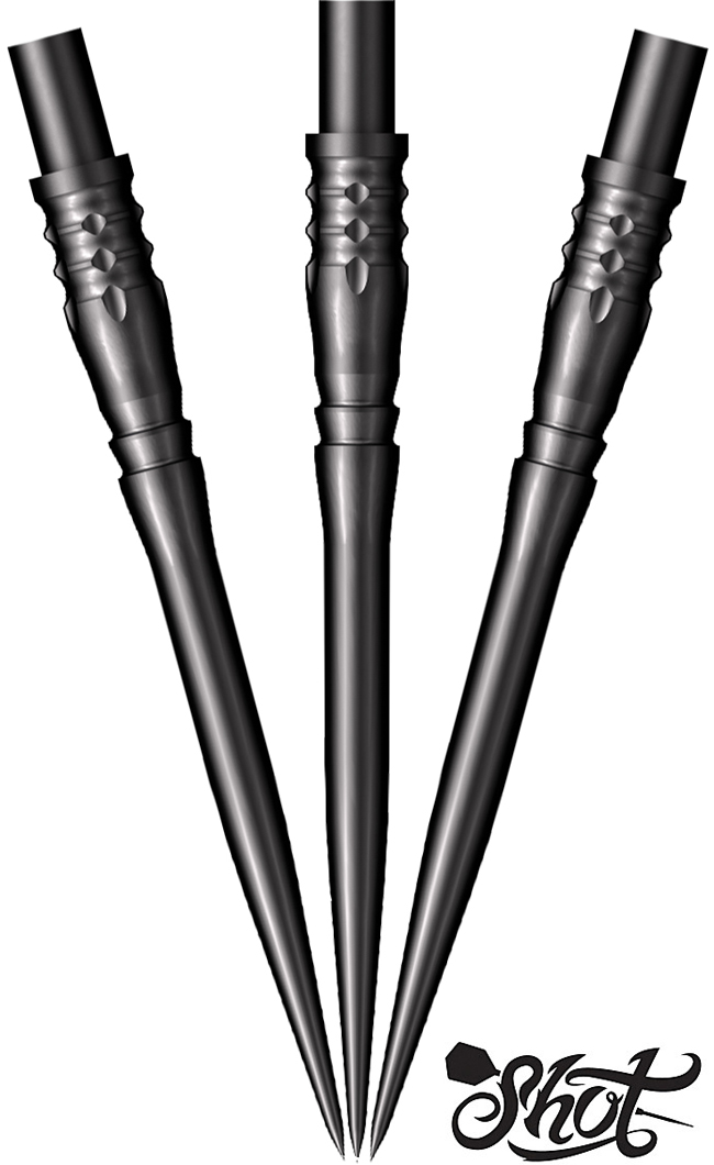SHOT Cone Steel Tip Points Rocket 35mm