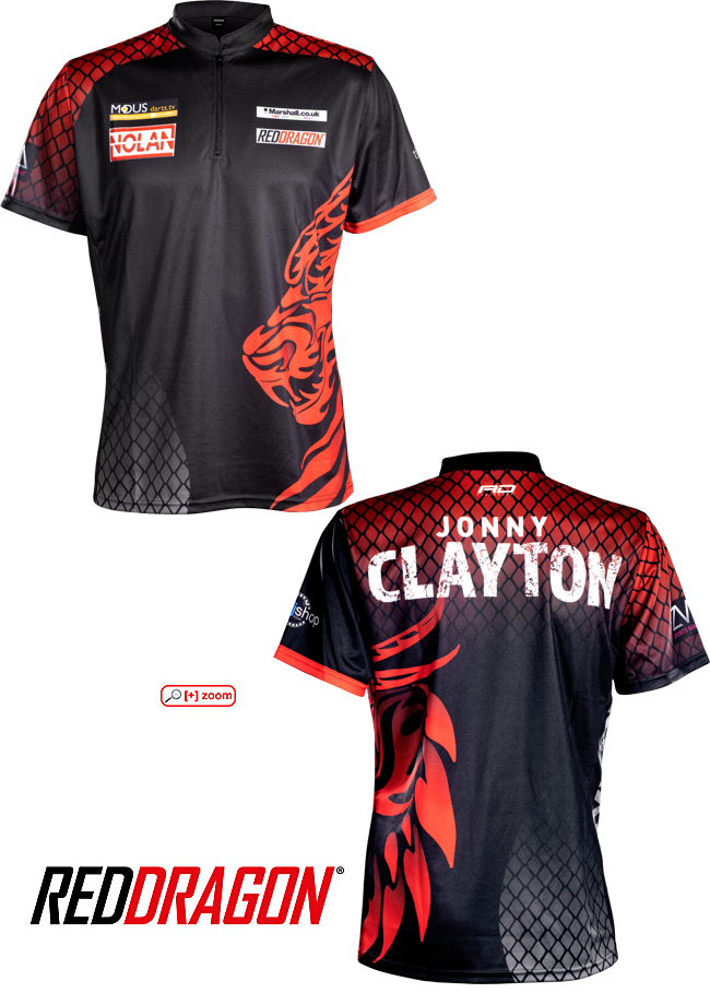 RED DRAGON Jonny Clayton Tour Shirt 2XL