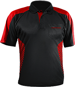 HARROWS Vivid Shirt black/fire-red