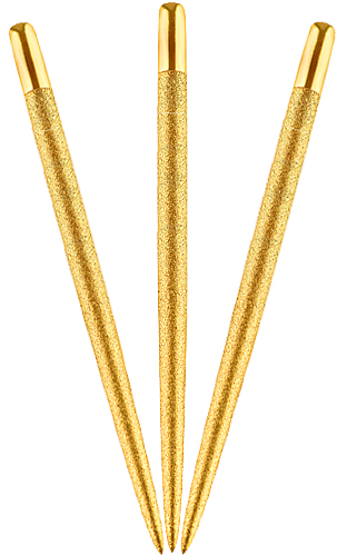 ONE80 Long Taper Points (Sand Coated) Gold