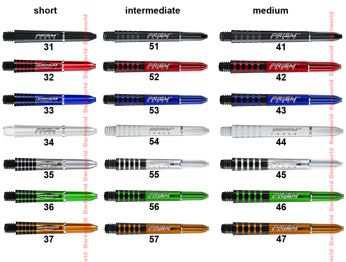 WINMAU Prism Force Shafts