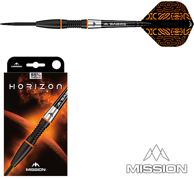 MISSION Horizon Black PVD/Orange 95%