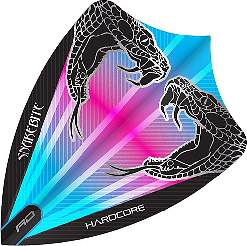 RED DRAGON Hardcore Snakebite Peter Wright Pink & Blue Freestyle