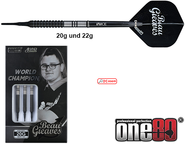 ONE80 Beau Greaves VHD Black Edition 90% Soft