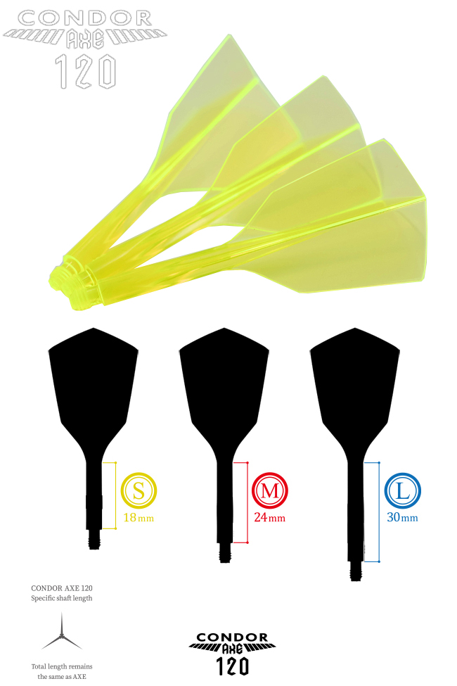 CONDOR AXE 120 Narrow Neon Yellow