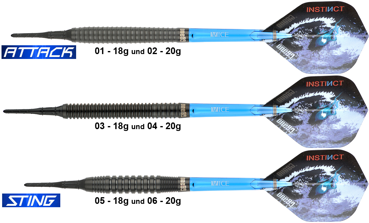 ONE80 Night Hunter Soft Darts