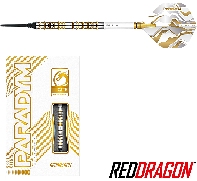 RED DRAGON Paradym Gold Parallel 90% Soft 20g