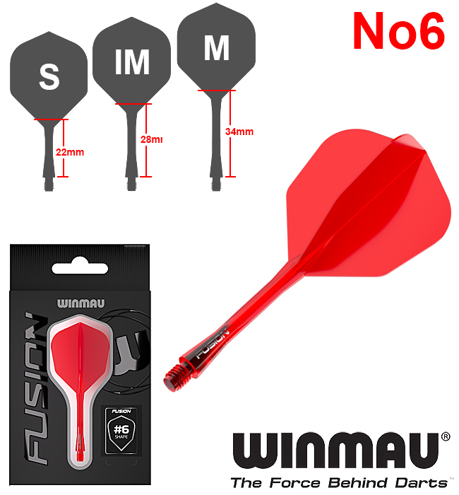 WINMAU Fusion F/S Red No6