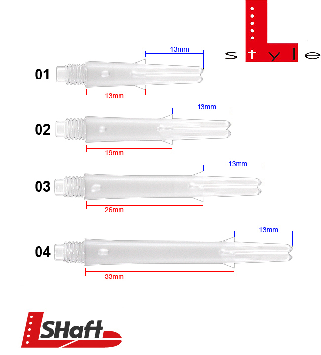 L-STYLE L-Shaft Lock Straight Clear