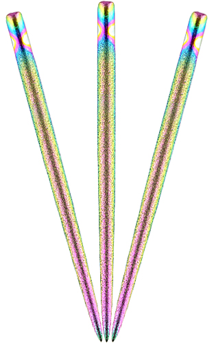 ONE80 Long Taper Points (Sand Coated) Rainbow