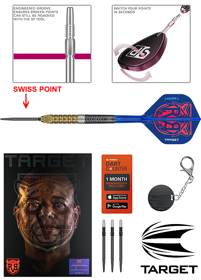 TARGET Raymond van Barneveld Gen6 95% SWISS Point