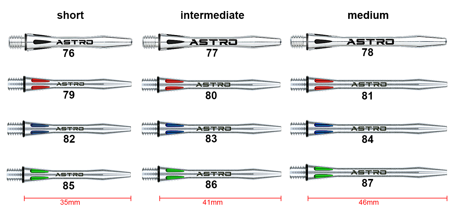 WINMAU Astro Shafts